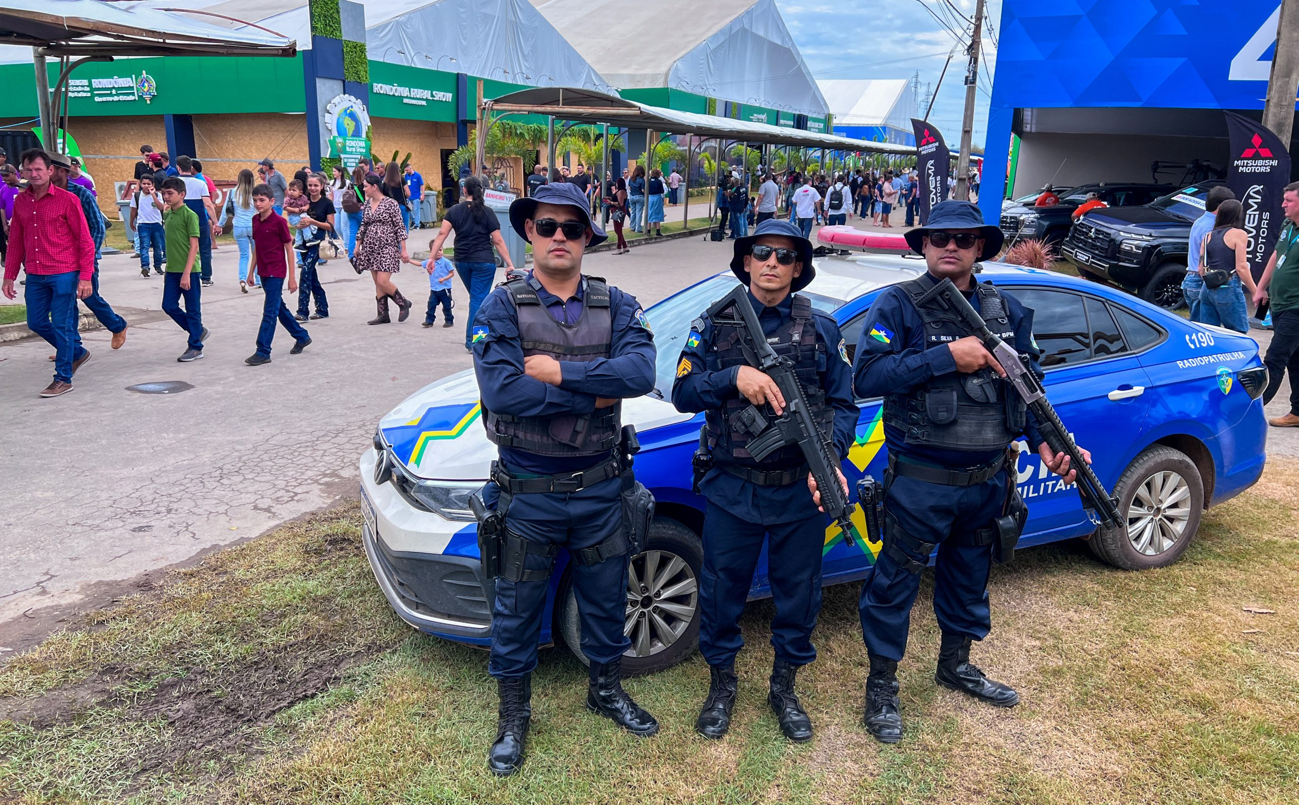 TRABALHO BEM SUCEDIDO - Polícia Militar garante segurança na 12ª Rondônia Rural Show, que bate recorde de público